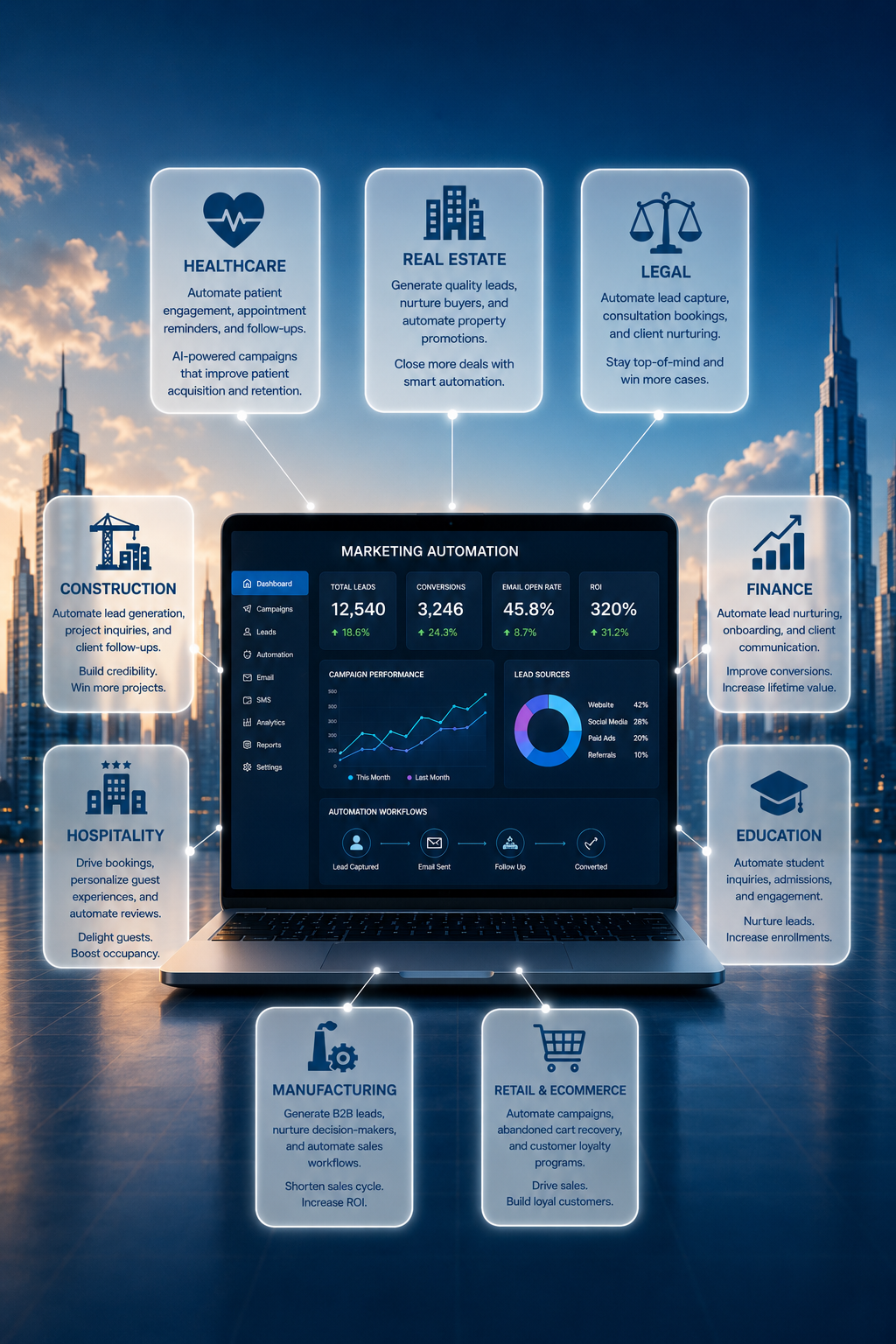 industries we empower with SEO